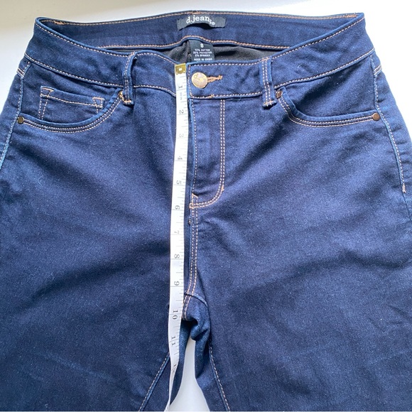 D JEANS Women's Solid Dark Blue Color Skinny Jeans Size 8 - Picture 6 of 7